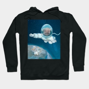 Baby Astronaut with Teddy Bear Hoodie